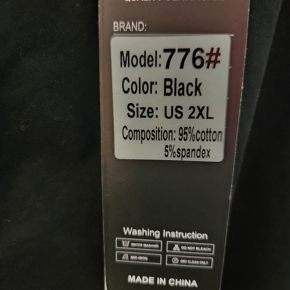 Womens's Four Steeds Black Cargo Pants SKU B03 - Picture 9 of 16